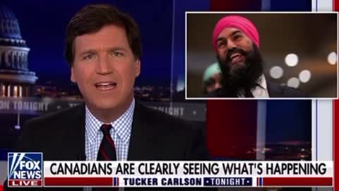 Tucker Carlson Calls Out Jagmeet Singh for Smearing Truckers as Racists