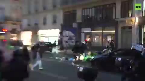 PARIS France, Images of a regime that can only hold on by using the most brutal violence (Mar 21, 2023)
