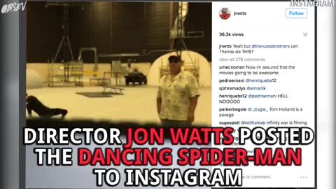 Spider-Man Breakdances on Homecoming Set