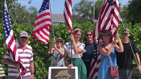 American Flag Walk 2021 Compilation - Vero Beach, FL - *We walk Barber Bridge every Saturday 10 am*