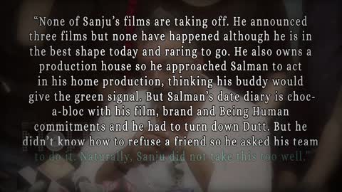 Sanjay Dutt Calls Salman Dutt ARROGANT, Reason REVEALED