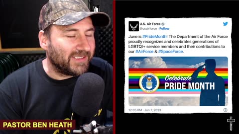Air Force Commits Treason Saluting LGBTQ+ Flag
