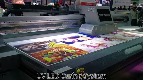 Professional SPRINTER UV flatbed printer with EPSON T3200 printhead manufacturers