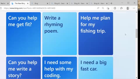BingAI First Use!