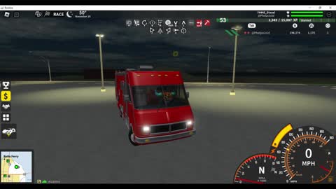 (218) Detroit Diesel RV Ride 8MT in Ultimate Driving Roblox (FULL RIDE to Odessa w/o me talking)