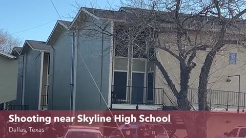 1 shot near Skyline High School, Dallas police investigating