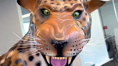 Choco-Sculpture Safari: Crafting a Majestic Jaguar from Delectable Chocolate