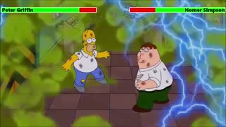 Peter Griffin vs. Homer Simpson 1/2