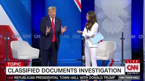 Trump to Kaitlin Collins: "You're a nasty person, I tell ya!"