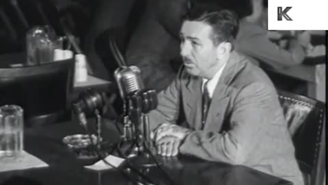 1947 Walt Disney Testifies at HUAC