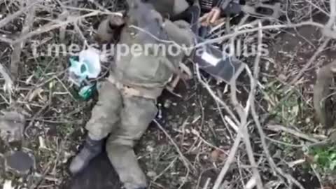 Russian soldier heavily injured decided not to surrender