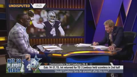 Dak Prescott throws pick-six in Cowboys concerning 26-6 loss to Commanders | NFL | UNDISPUTED