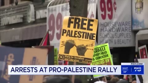 NYPD and protesters clash at pro-Palestine rally in Brooklyn