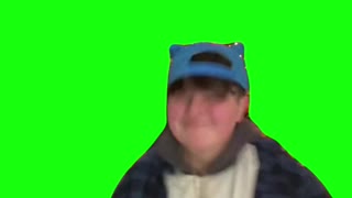 Cringe TikToker Dances to the Bluey Theme Song (fuzzz99) Green Screen