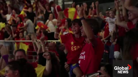 Women’s World Cup: Jubilant Spain fans celebrate 1st-ever tournament win