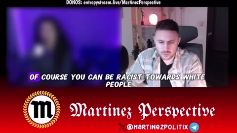 🔴 Dipshit leftist supports discrimination against Whites