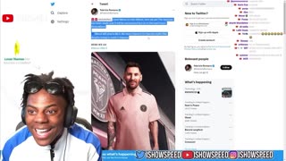 Ishowspeed reacts to Messi going to Inter Miami