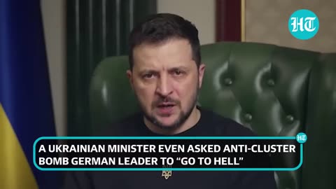 'Go To Hell': Zelensky Cries as Germany Joins Anti-Cluster Bomb Brigade After UK, Spain | Watch