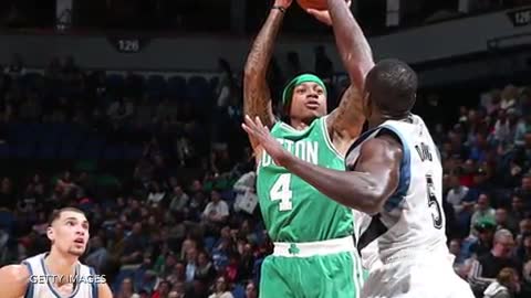 Isaiah Thomas SLAMMED to the ground by Gorgui Dieng