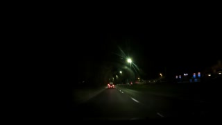 Devon. Night driving GoPro