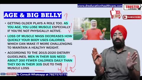 क्या आप मोठे हो रहे हैं ? Are you getting a FAT BELLY - Simple Solution | Dr.Education