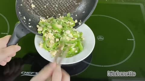Delicious Egg Fried Bitter Melon | Delicious Food Every Day