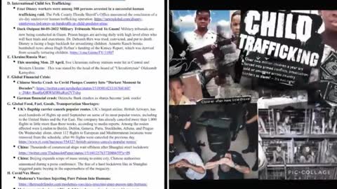 SITUATION UPDATE 4/26/22 - WHAT WILL BE THE TRIGGER POINT? TRAFFICKED CHILDREN BURNED ALIVE !