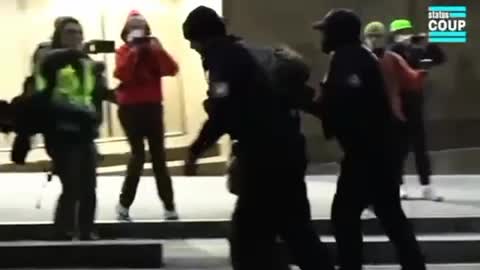 BREAKING! Multiple arrests far left extremists made by law enforcement in Atlanta, Georgia👀