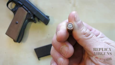 ME 8 General 1911 8mm PAK Blank Pistol Table Top Review