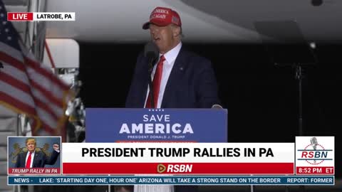November 5th, 2022: President Donald J Trump Speaks at Save America Rally in Latrobe, Pennsylvania