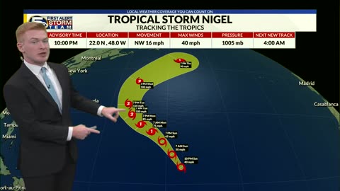 Tropical Storm Nigel forms, Lee impacts Canadian Maritimes: Tropics Update Sat 10p 9-16-2023