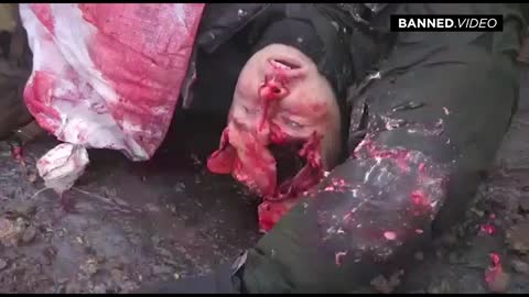 Russian Troops Showoff Dead Ukrainians Like Trophies