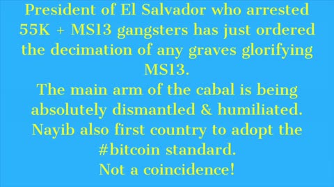 President of El Salvador ordered decimation of MS13 Gangsters