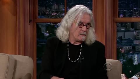 Two Scottish stand-up comedians enter a talk show in Billy Connolly.
