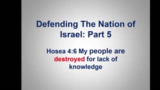 Bible Teaching: Defending the Modern State of Israel