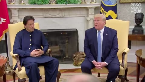 WATCH: Trump meets with Pakistani prime minister Imran Khan