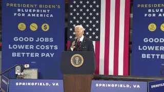 Biden: "Economic growth is up ... Wages are up, and they are growing faster than inflation..."
