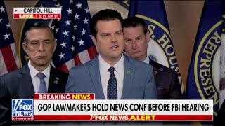 WATCH: Matt Gaetz Unveils Deposition Footage of FBI Whistleblowers