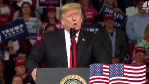 Watch the antics of President Trump Dancing in front of the audience