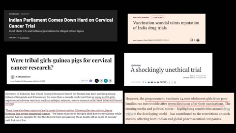 The unethical HPV vaccination trials in India in 2009