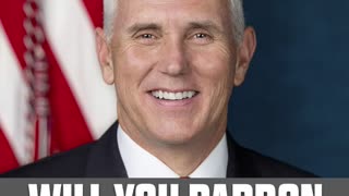 Mike Pence refuses to Say " if he will Pardon Donald Trump if he is Put in Prison