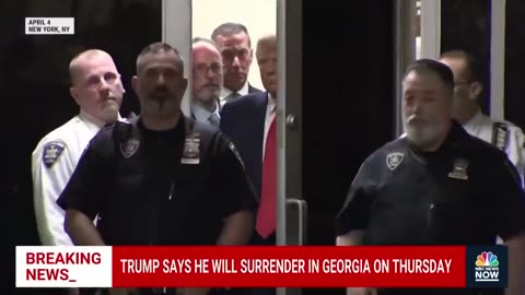 Trump says he will surrender in Georgia on Thursday | Arrested #trump