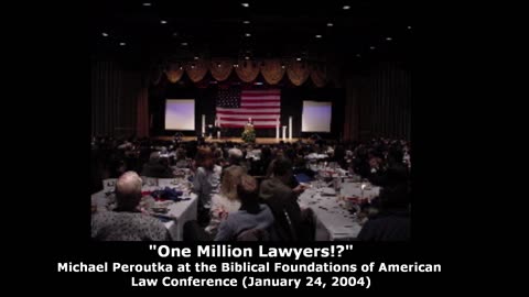 (Audio Only) Constitution Party of Pennsylvania: "One Million Lawyers!?" by Michael Peroutka (January 24, 2004)