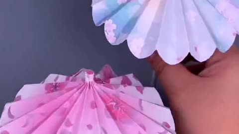 Diy paper crafts art work umbrella for kids