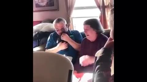 Surprise for grandparents