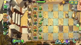 Plants vs Zombies 2 Ancient Egypt - Day 9