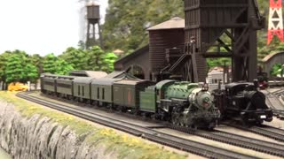 The Southern Railway "Carolina Special" 1950's Streamliner Train at the Old Town Yard