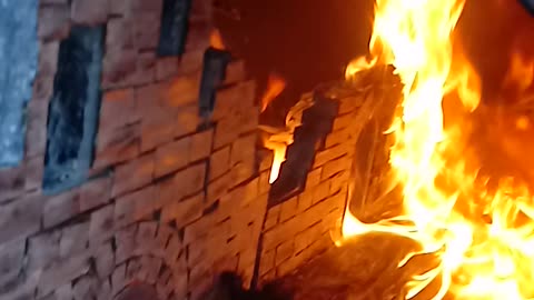 The Burning of Firelink Shrine2