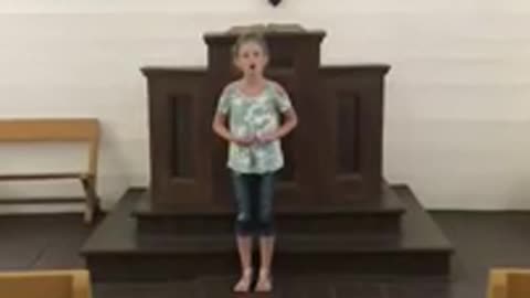 12-Year-Old Girl Demonstrates Her Fantastic Singing Skills