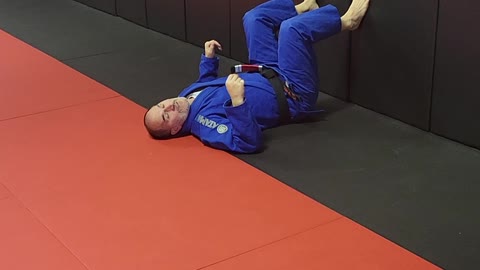 Some BJJ wall drills for hip mobility